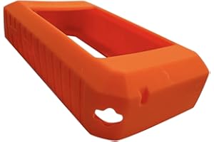 BYUP cinomania Funda protectora de silicona para satélite Dogtrace X20 y X30 (naranja fluorescente)