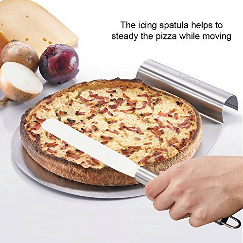 Goldbeing Kuchenheber Set inkl. Streichpalette zum sicheren Anheben von Tortenböden – Kuchenretter Edelstahl – Tortenheber mit Griff,Tortenbodenteiler als Geschenk - 5
