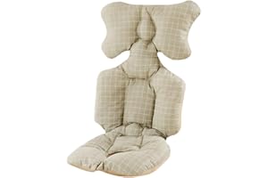 Manyao - Cuscino riduttore per seggiolone, per passeggino, universale, in cotone, colore: verde scuro