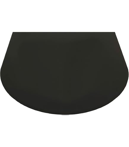 LANZZAS Funkenschutzplatte Sechseck - 990x1200mm Schwarz