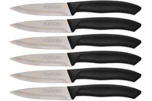 Quttin Cuchillo Pelador/Cocina 9 cm. Super Afilado. Practic Set 12 Unidades.