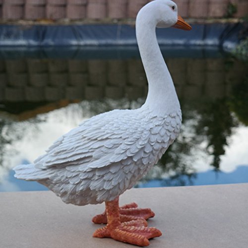 Dekofigur Gans Ente Vogel Erpel Tierfigur Deko Ostern Weihnachten GartenTeich - 3