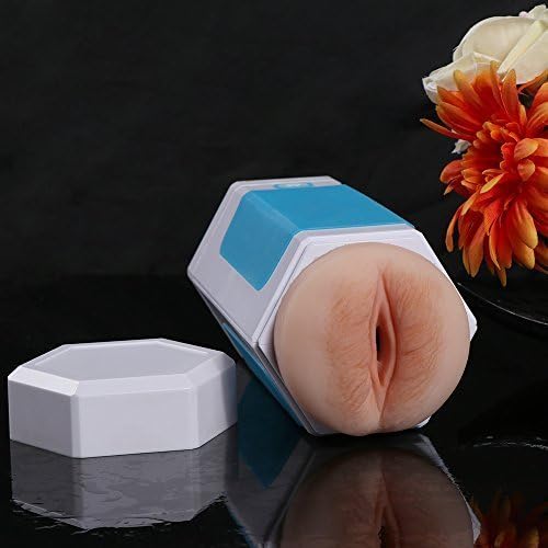 Male M-asturbator Vi-brating 3D Realistic V-agina M-asturbation Cup with 10 Frequency and Real Female Voice, P-enis Vi-brator S-ex T-oys for M-en, Discrete Package (Reusable, Easy to Clean)