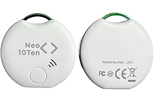 Neo10Ten Mini Anti Lost Tracking Device - Bluetooth Pet Tracker Real Time Location Tracking Device Smart Tag GPS Locator Key Finder for Android/Tuya