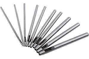 YOSOO 100 0.5–5mm Hollow Hole Punch DIY Zestaw narzędzi do dziurkowania skóry do pasków do zegarków