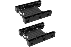 ICY DOCK 2 pieces mounting frame for 2 x 2.5 inch (6.4 cm) SSDs/HDDs in 1 x 3.5 inch (8.9 cm) EZ-Fit Light MB290SP-B DUAL, black