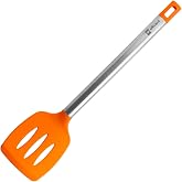 BRA Efficient | Kitchen Spatula, Stainless Steel, Nylon and Silicone, 36.5 cm