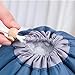 HOYOFO Large Capacity Waterproof Drawstring Cosmetic Travel Pouch Wash Bag Organizer Holder,Blue