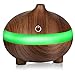 Produktbild Air Aroma Humidifier Anastasia. Ultrasonic Aromatherapy Essential Oil Diffuser Holzmaserung Ultraschall KüHlen Nebel Ruhige Luftbefeuchter BüRo, Geeignet Yoga, Spa