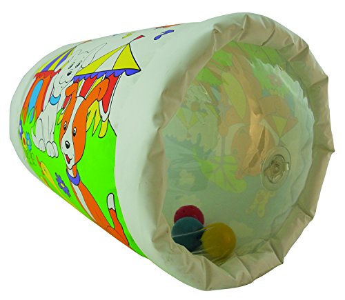 Bieco 11030402 – Krabbelrolle mit Rasselbällen ca. 45 x 38 cm - 7