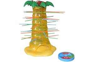 JAMERPD Scimmie Pazzo Giochi da Tavolo - Giochi da Tavolo per bambini +3 anni, 2-4 Giocatori - Giochi Regalo per bambini Giocattolo interattivo Tumblin' Scimmie. Intrattenimento e coordinazione
