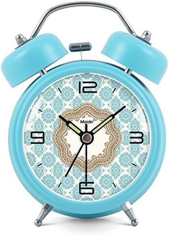 Pastoral quiet fashion Bell alarm clock/Double bells luminous simplicity creative alarm clock-G