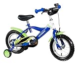 Timbre Hudora Bicicleta para niño, Rosa, 40,64 cm, 10541
