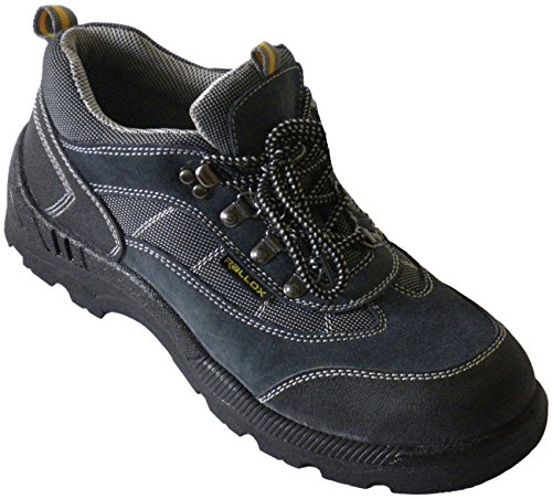 Arbeitsschuhe Sicherheitsschuhe Schuhe Leder grau blau LC8010 S1 P(Durchtrittschutz) Gr. 38 39 40 41 42 43 44 45 46 47