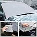 Produktbild smashingdealsdirect® Windschutzscheibe Abdeckung Magnetische Auto Windschutzscheibe Schützen vor Sonne, Eis, Frost & Schnee alle Wetter Schild Bildschirm-Cover