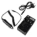 Produktbild foto-kontor Ladestation + Netzteil + KFZ Ladekabel für Akkutyp S007 CGA-S007 für Panasonic LUMIX DMC-TZ1