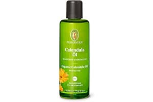 ‎PRIMAVERA PRIMAVERA Pflegeöl Calendulaöl bio 100 ml – naturreine Pflanzenkraft - Glasflasche – Aromaöl, Körperöl, Naturkosmetik, Babypflege - beruhigend, lindernd, umhüllend, stärkend - vegan