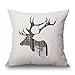 Produktbild beautifulseason Kissen Fälle von Deer, für Geburtstag, Küche, Mutter, Mädchen, Teenager Jungen, Her 50,8 x 50,8 cm/50 von 50 cm (doppelte Seiten)