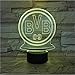 Produktbild Busjk 3D Fußball Team Club Logo Usb Led Nachtlicht Kinder Fans Geburtstag Geschenke Fußball Bvb Schreibtischlampe Schlafzimmer