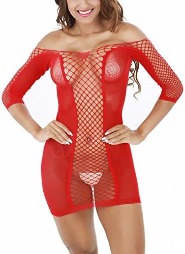 SSScok Women Sexy Lingerie Erotic Wetlook Chemise Lace Lingerie For Nightwear