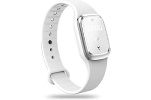 MZFANG Ultrasonic Mosquito Repellent Bracelets Anti Mosquito Repeller Wristband Watch Bands USB Charge Waterproof Portable for Children Adults (White)