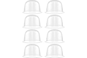 ‎GALPADA 8 Stück Hutständer Perückenhalter Rack Hutständer Kunststoff Kuppel Hutständer Schutzhalter Perückenständer für Mehrere Perücken Hüte Helme Mützen (57 cm/ 22 4 Zoll Weiß)