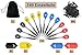 Produktbild TK-Sports Dartpfeile 12 Stück Darts [18g/Stück](Internationaler Standard) 24+12 Flights 100 Spitzen Brass Darts Aluminum Shafts + Stoffbeutel