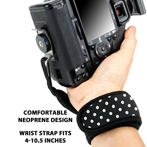 USA Gear Dragonne Grip Sangle Poignet Rapide Appareils Photo Num  riques R  flex et Bridge - Bracelet en N  opr  ne Ajustable Pour Nikon  Canon  Pentax  Panasonic Lumix Et Plus