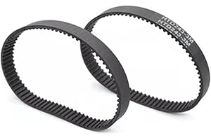 DHSWZ Ctongrun-Correa de distribución Correa de distribución HTD 3M C = 336 339 342 345 348 351 354 357 360 363 ancho 6/9/10/12/15/20mm correa síncrona de bucle cerrado de goma, Resistente a la abrasión