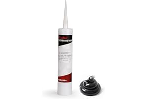 Realth Joint Silicone pour Voiture, Noir RTV Mastic - 368g | Haute Température, Résistance à L'huile, Joints en Silicone Polyvalents pour Portes de Voiture, Pare - Brise, Moteurs