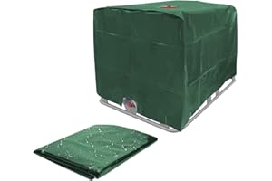 XNSHUN Bâche Couverture Réservoir IBC Bâche Réservoir d'eau, IBC 1000 L Couverture Container Couvercle De Réservoir d'eau, Anti-poussière Anti-UV Anti-Pluie IBC Housse De Protection