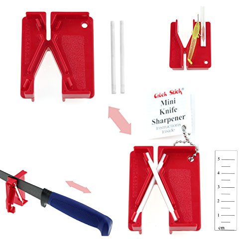 MARTTIINI Martef 36cm Filetiermesser, Klinge 23cm, beschichtet + LANSKY Crock Stick Messerschärfer / Filleting Knife & Sharpener Combo - 8