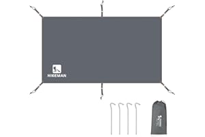 HIKEMAN Outdoor Waterproof Multi-Purpose Camping Tent Tarp Ground Covering Groundsheet Mat Tent & Awning Carpet Multiple Size For Camping Hiking Picnic