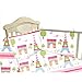 Ready Steady Bed Children's Cot Size Paris Print Duvet Cover & Bumper Set. Size: 100cm x 120cm