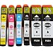 Produktbild 6 x Tinte Patronen IBC für Epson E 33XL Expression Premium XP-530 XP-540 XP-630 XP-635 XP-640 XP-830 XP-900 T3351 T3361-3364 Set