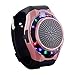 Produktbild Joyeer Smart Watch Lautsprecher Blenden Licht mit sieben Farben Remote Kamera Wireless Stereo Subwoofer FM Radio Musik TF Karte Spielen Hands-free Call Anti-verloren Alarm Sport Watch , rose gold
