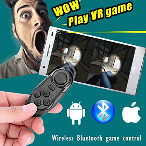 PTCM Mini Bluetooth senza fili regolatore del gioco per Smart Phone Gamepad Joystick per occhiali 3D VR, iPhone, Samsung, Tablet PC controller di gioco TV + cavo