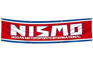 KasFlag NISMO Flag Banner NISSAN Motorsport 2x8ft Vibrat Color/HD printing/ 150D Polyster Banner Garage Decor For Man Cave