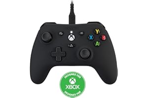 NACON Evol-X Pro Wired Controller Officially Licensed for Xbox Series X|S, Xbox One, and PC - Mappable Back Buttons -Dual Vibration Motors -3.5mm Audio Jack - Soft-Touch Black