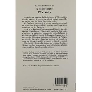 La Véritable Histoire de la Bibliothèque d'Alexandrie Livre en Ligne - Telecharger Ebook