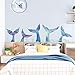 Produktbild Fresh Ocean Whale Bedroom Wallpaper Self-adhesive Bed Head Decoration Wall Sticker Bathroom Baseboard Waterproof Sticker