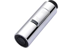 LYIVISK Repuesto de cabezal rociador para fregadero de cocina, 2 modos, cabezal rociador extraíble universal para fregadero de cocina G 1/2 pulgada