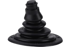AKOZON Fuelle Protector de Cable de Cambio de Dirección Marina Fuelle de Cable Cable de Cambio Cable de Fuelle Caucho Plástico para Autos Barcos Yates(B (negro))