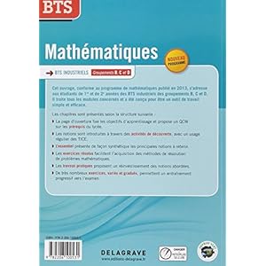 Mathématiques BTS industriels : Groupements B, C et D Livre en Ligne Mathématiques BTS industriels : Groupements B, C et D Livre en Ligne - Telecharger Ebook