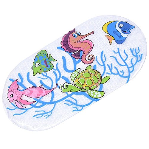Anlass Kids Cartoon Non Slip Mats Mildew Resistant Non Slip Mats for Children Sea Turtle - 2