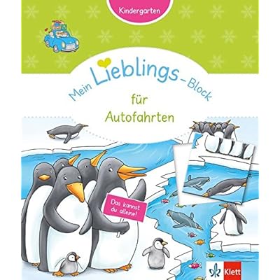 Klett Mein Lieblings-Block für Autofahrten - Kindergarten ab 3 Jahren. Das kannst du alleine!