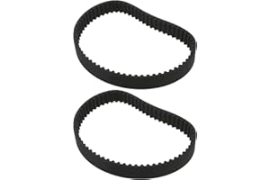 Be In Your Mind Zahnriemen HTD330-5M-14 für Vertikutierer, 330 mm Umfang, 66 Zähne, 5 mm Zahnteilung 14 mm Breite, geschlossene Schlaufe, Schwarz, 2 Stück