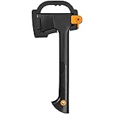 Fiskars Universal axe, solid, with blade and transport protection, non-stick coating, high-quality steel blade/fibreglass rei