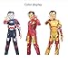Produktbild Adegk Kind Iron Man Cos Kostüm Cosplay Kostüm Für Jugendliche Quantum Fantasy Siamese Dress Strumpfhosen Halloween Christmas Party Outfit,Red-L