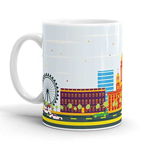 Preisvergleich Produktbild Helsinki Skyline - Tasse / Becher